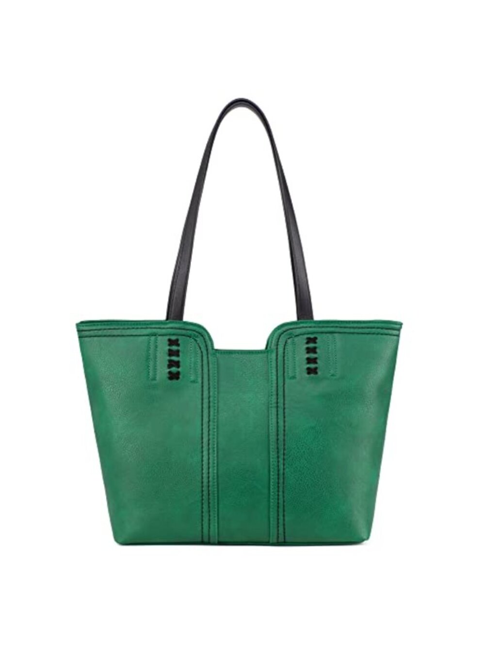 Vegan Leather Oversized Tote Bag Top Handle Satchel Shoulder Handbag